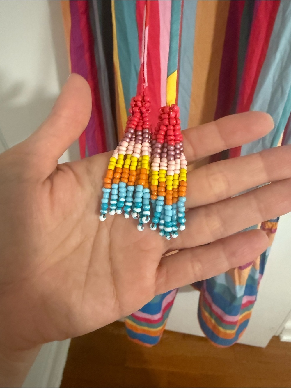Farm Rio Colorful Puff-Sleeve Maxi Dress - Picture 4 of 5